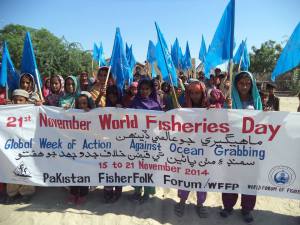 Pakistan Fisherfolk Forums week of action for world fisheries day 2014